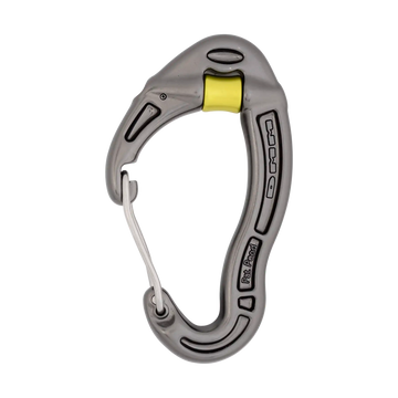 Revolver Wiregate - Titanium – carabiner with integrated pulley roller wheel