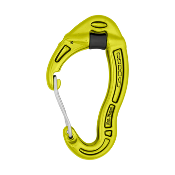 Revolver Wiregate - Lime – carabiner with integrated pulley roller wheel