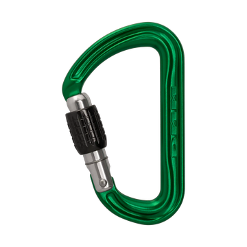 Shadow Locking - Single / Screwgate / Green – locking gate carabiner