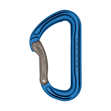 Shadow Snap Gate - Bent / Blue – solid gate carabiner