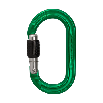 Ultra O - Standard / Screwgate / Green – locking gate carabiner