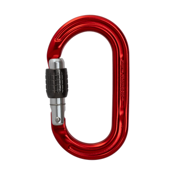 Ultra O - Standard / Screwgate / Red – locking gate carabiner