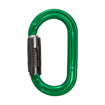 Ultra O - Standard / Locksafe / Green – locking gate carabiner