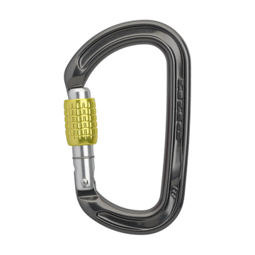 Ultra D - Screwgate / Titanium – locking gate carabiner