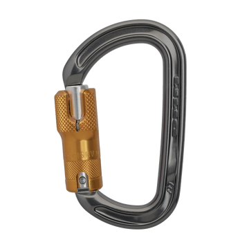 Ultra D - Locksafe ANSI / Titanium – locking gate carabiner