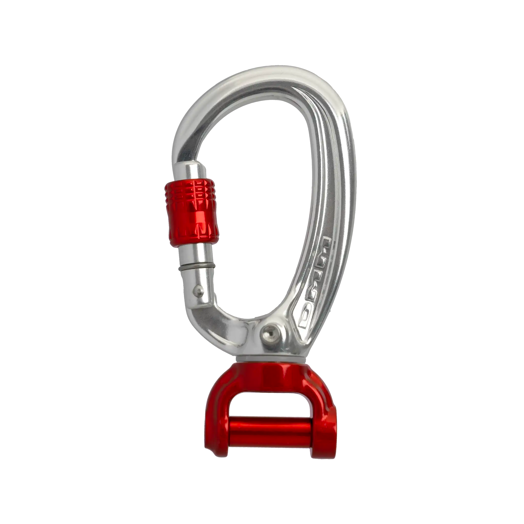 XSRE Swivel - 16mm Yoke Carabiner Lock / Silver/Red