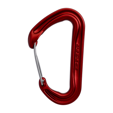 Aether - Single / Red – wire gate carabiner