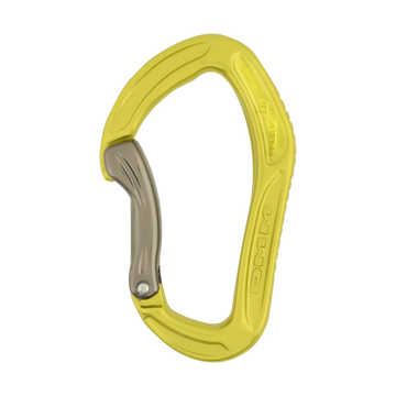 Alpha Sport - Lime / Bent – solid gate carabiner