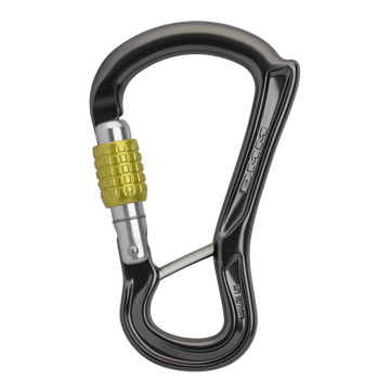 Ceros - Captive Bar / Screwgate / Titanium – locking gate carabiner