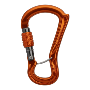 Ceros - Standard / Screwgate / Orange – locking gate carabiner