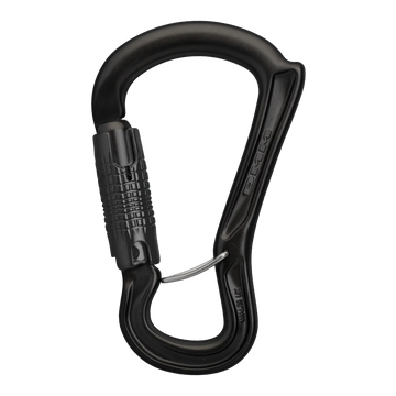 Ceros - Standard / Locksafe / Matt Grey – locking gate carabiner
