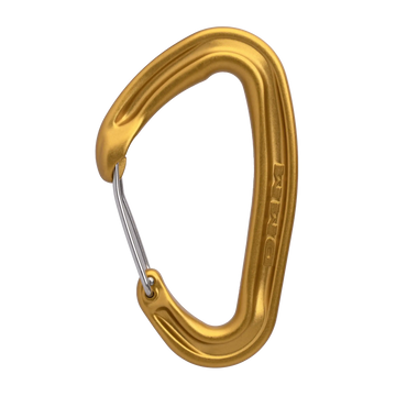 Alpha Wire - Single / Gold – wire gate carabiner