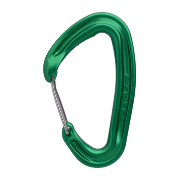 Alpha Wire - Single / Green – wire gate carabiner