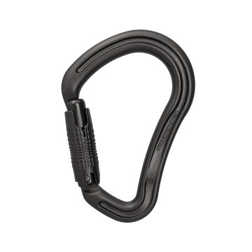 Boa HMS - Standard / Locksafe / Matt Grey – locking gate carabiner