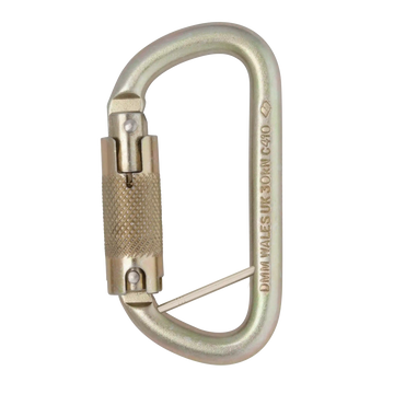 10mm Steel Equal D - Captive Bar / Locksafe – locking gate carabiner
