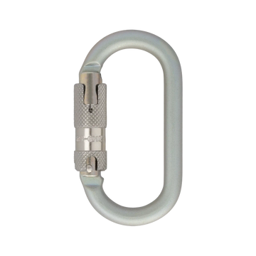 10mm Steel Oval - Kwiklock – locking gate carabiner