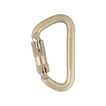 12mm Steel Offset D - Standard / Kwiklock – locking gate carabiner