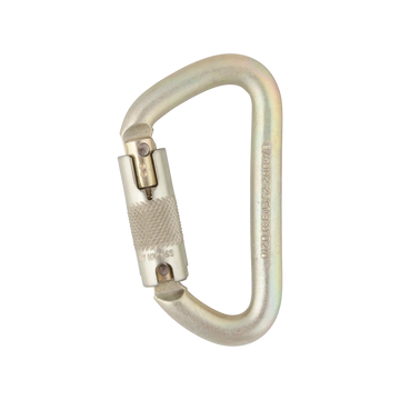 12mm Steel Offset D - Standard / Locksafe ANSI – locking gate carabiner