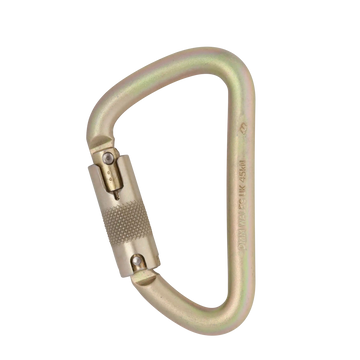 12mm Steel Klettersteig - Standard / Locksafe ANSI – locking gate carabiner