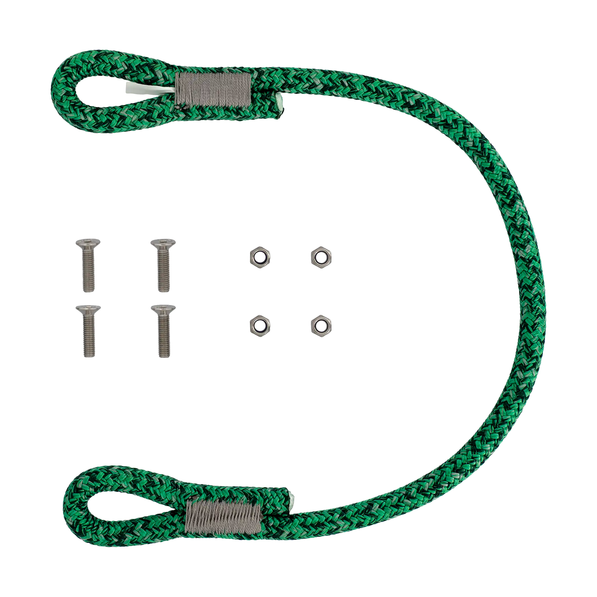 Kinisi Rope and Webbing Bridges - Rope Bridge 2 Eye / 30cm / Dark Green