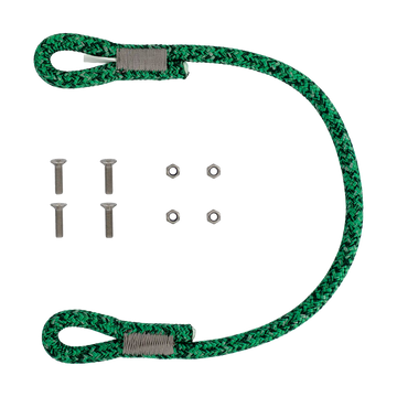 Kinisi Rope and Webbing Bridges - Rope Bridge 2 Eye / 30cm / Dark Green