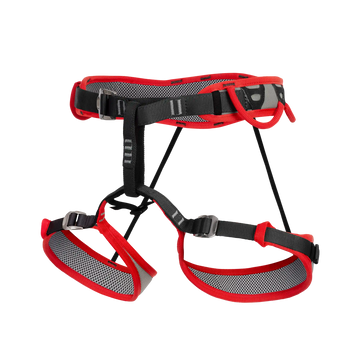 trad and winter mountaineering harness comfy padded seven gear loops – climbing harness