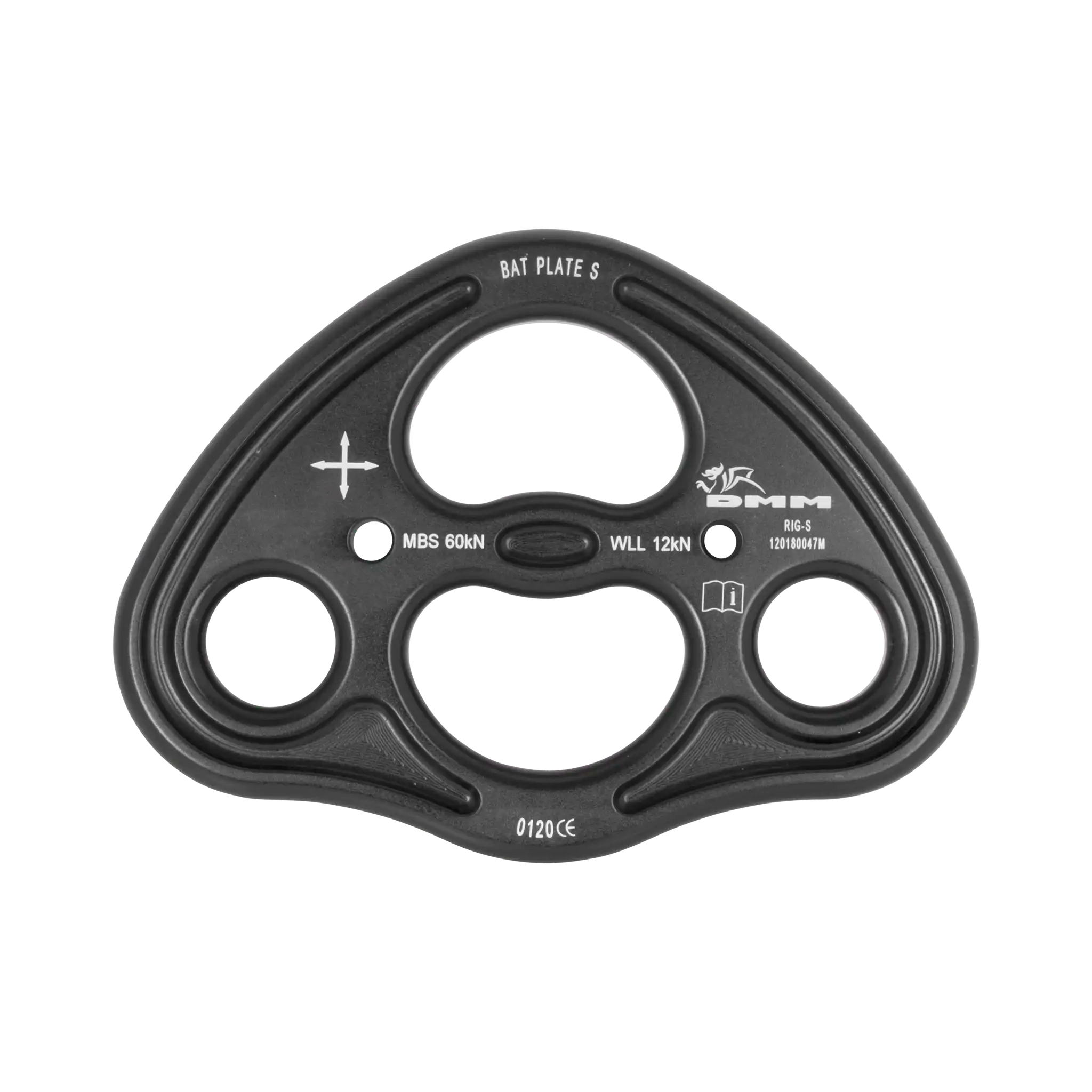Bat Plates - S / Matt Grey