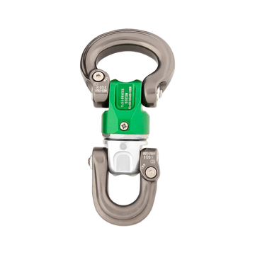 Nexus - Bow to D / Silver/Green – compact swivel
