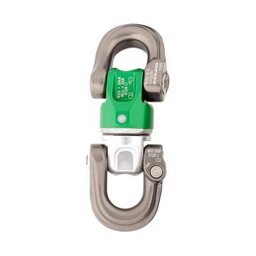 Nexus - D to D / Silver/Green – compact swivel