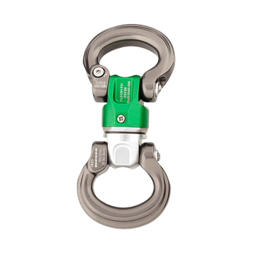 Nexus - Bow to Bow / Silver/Green – compact swivel