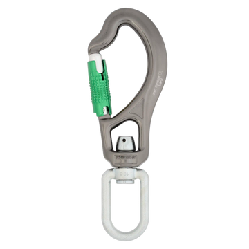 Sidewinder - Locksafe – locking gate carabiner with swivel attachment