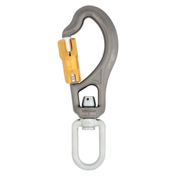 Sidewinder - Locksafe ANSI – locking gate carabiner with swivel attachment